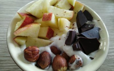 Muesli maison : pomme – noisettes – chocolat