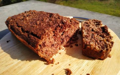 Gâteau aux amandes et noisettes (pauvre en sucre)