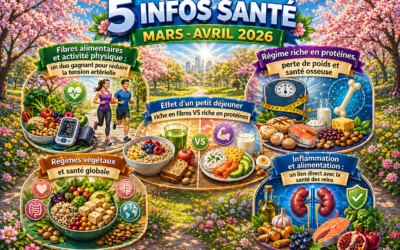 5 infos santé mars-avril 2026