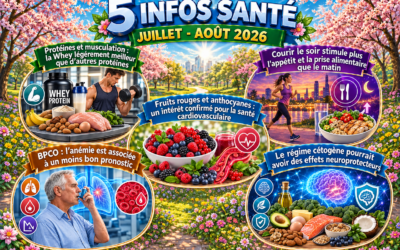 5 infos santés juillet – août 2026